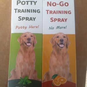 Petstoral Dog Potty Training Spray+ Dog No Go Area Spray Large 8 FL Ounce Each